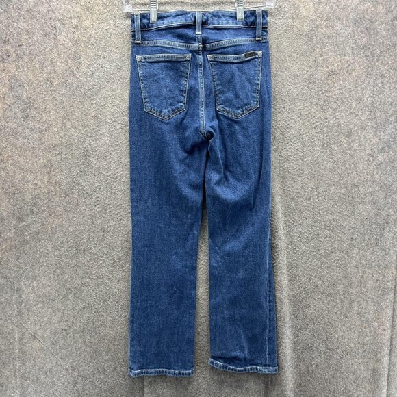 Joes Jeans The Callie Jeans Womens 24 Blue Cropped Boot Button Fly Lightwash - Picture 2 of 15